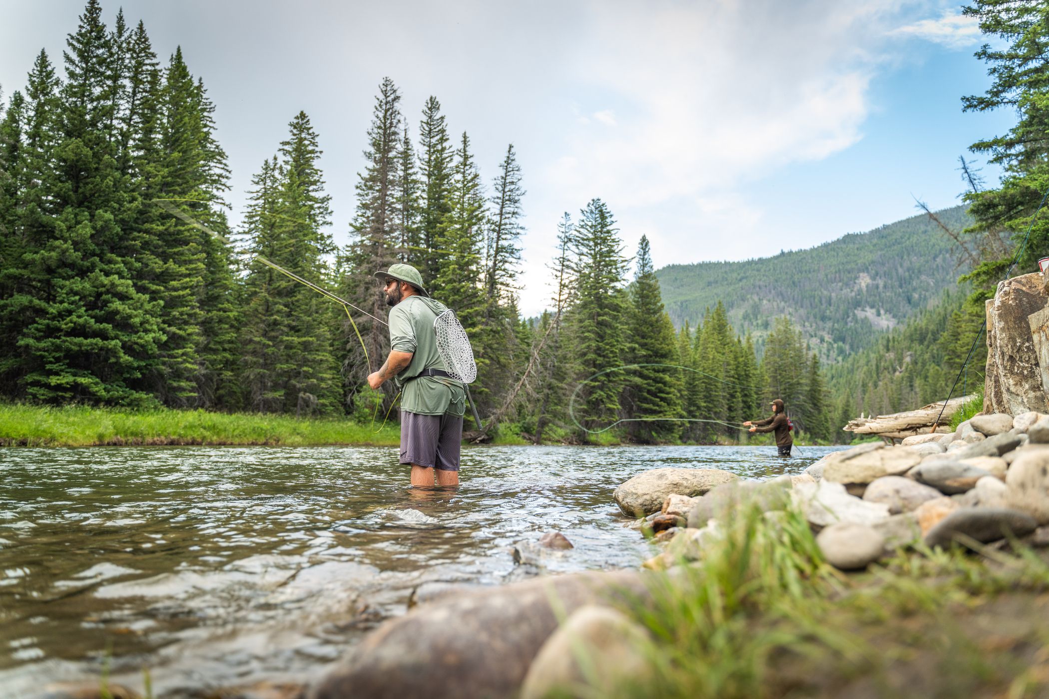 Fly fishing in Big Sky, Montana