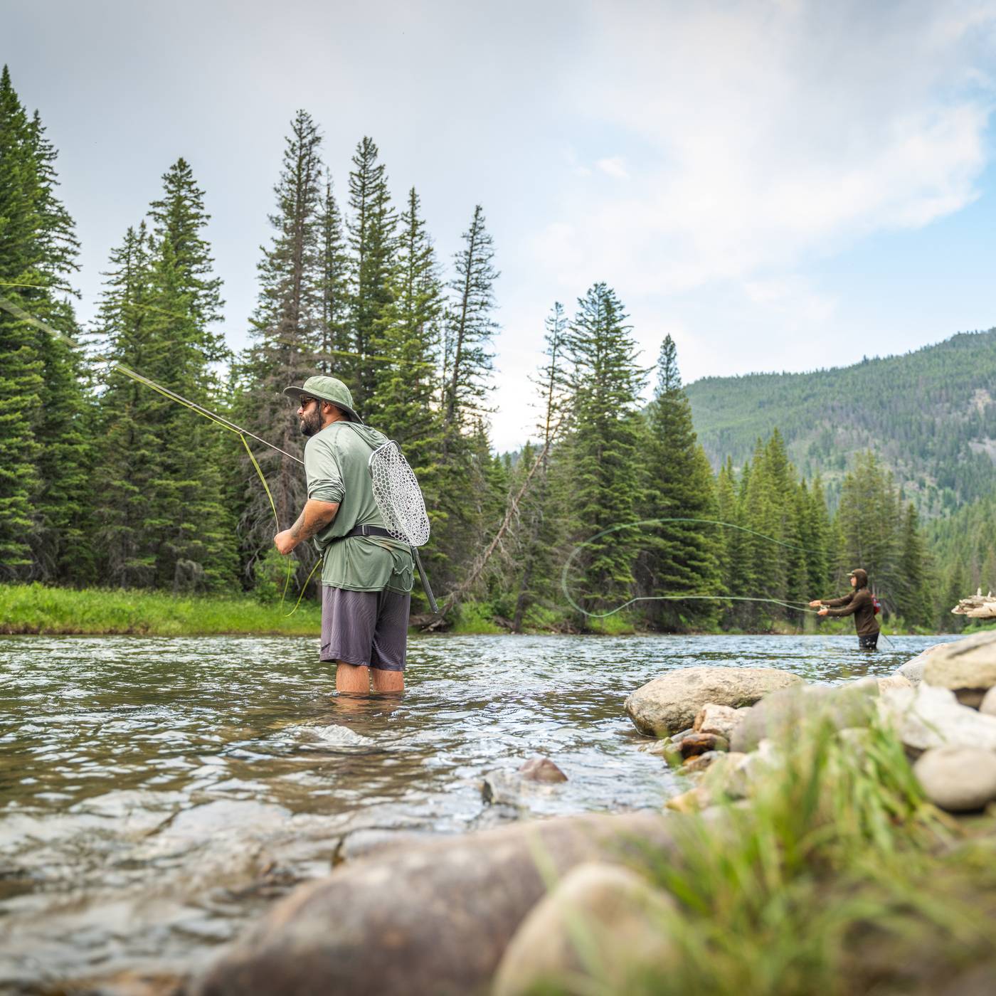 Fly fishing in Big Sky, Montana