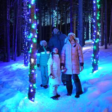 Family at the Enchanted Forest