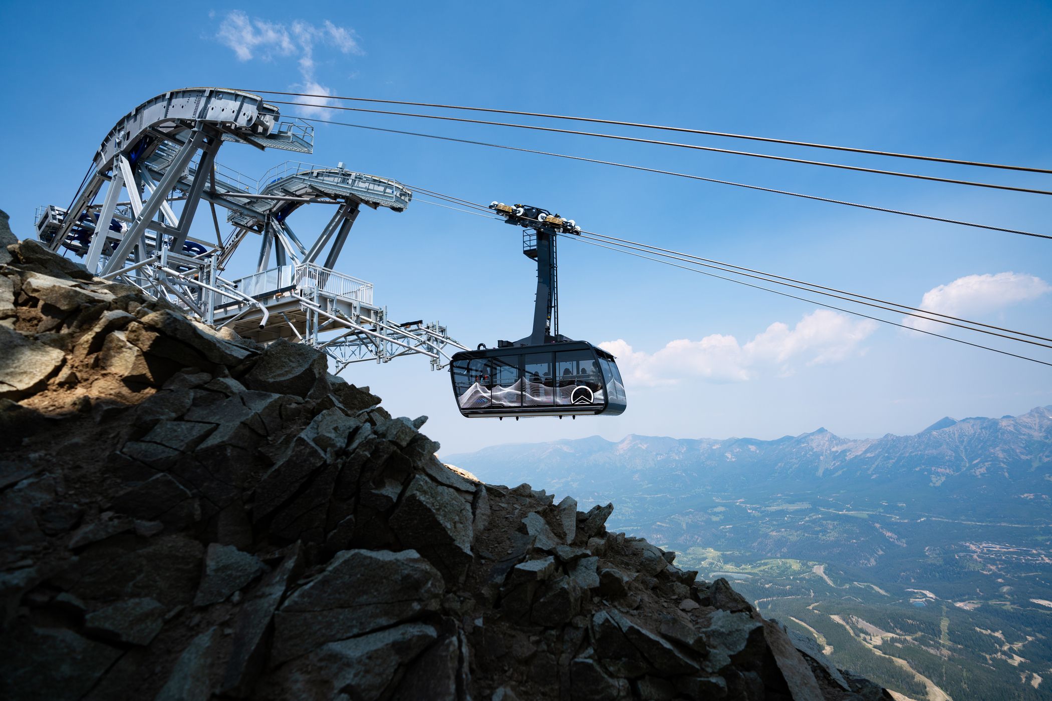 Lone Peak Tram in summer