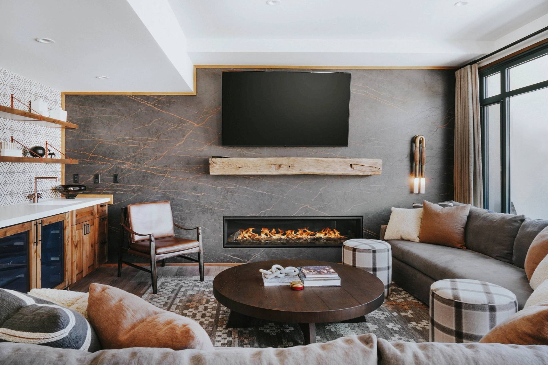 Summit Hotel penthouse living room