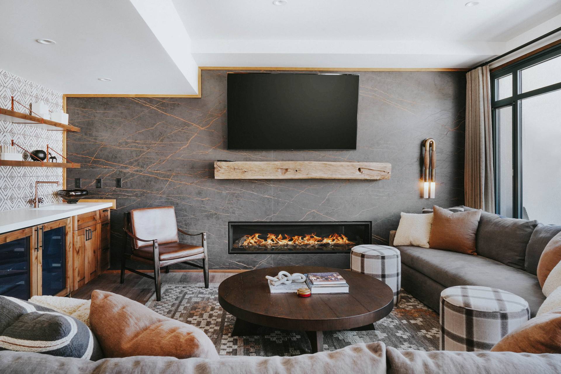 Summit Hotel penthouse living room