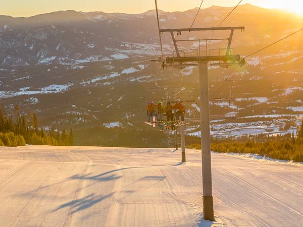 People ride Southern comfort chair above El Dorado