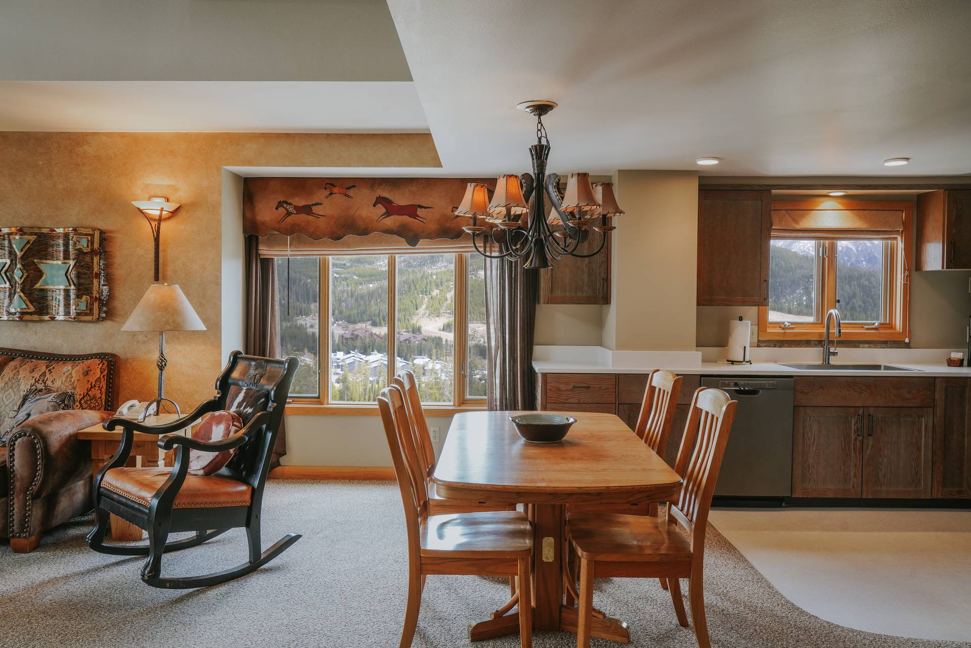 Shoshone Condominium Hotel room one bedroom plus loft main area