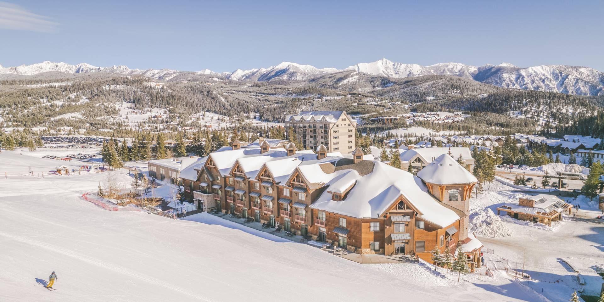 Village Center exterior in winter