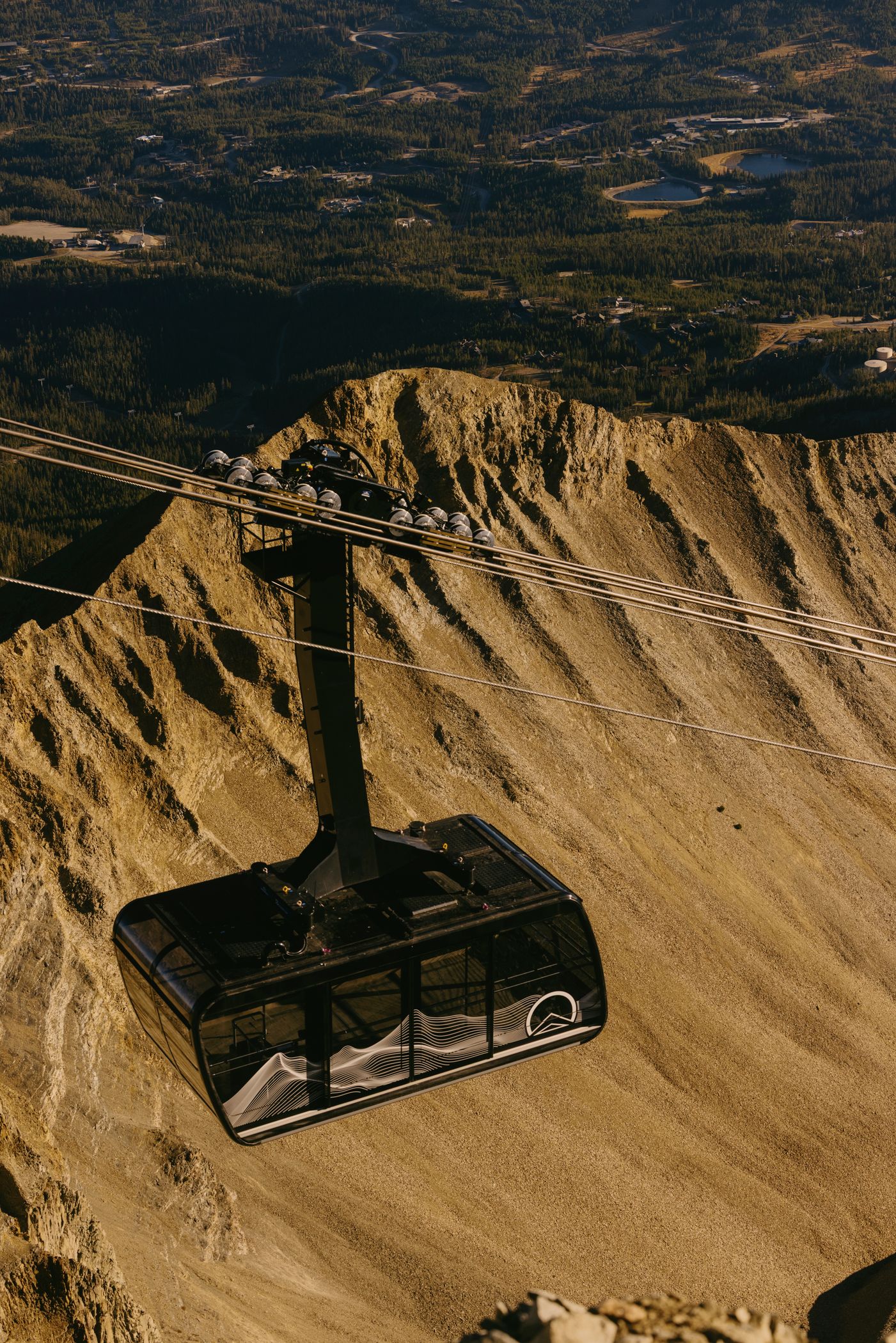 Lone Peak Tram in summer