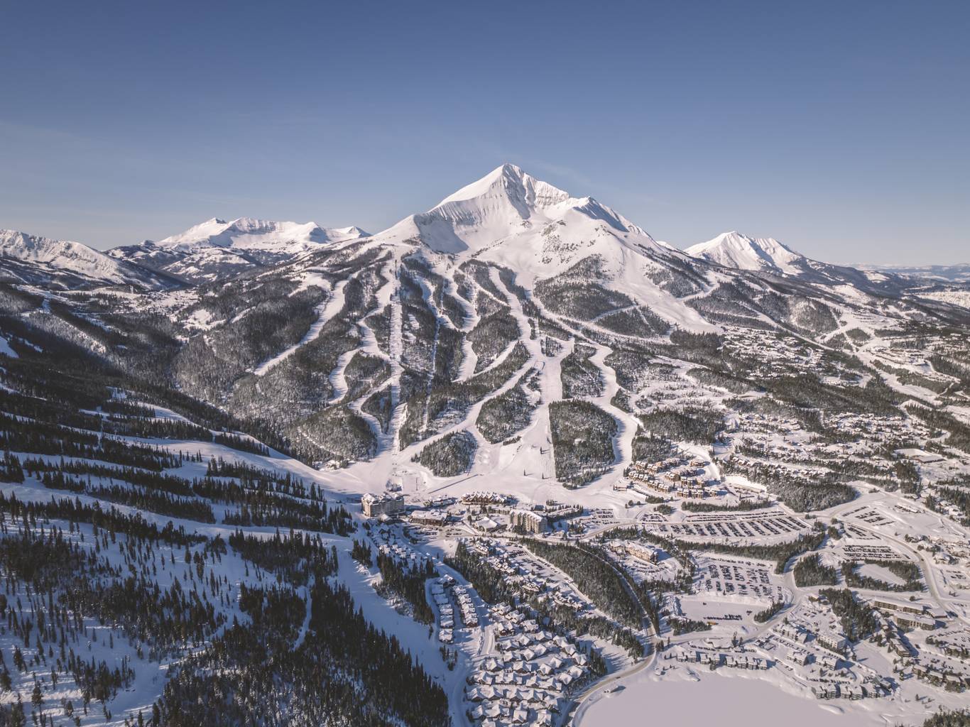 Big Sky Resort in winter