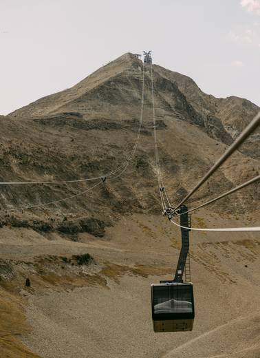 Lone Peak Tram in summer