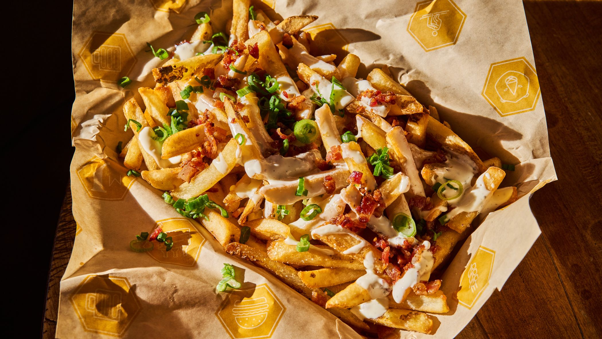 Loaded french fries at Montana Jack