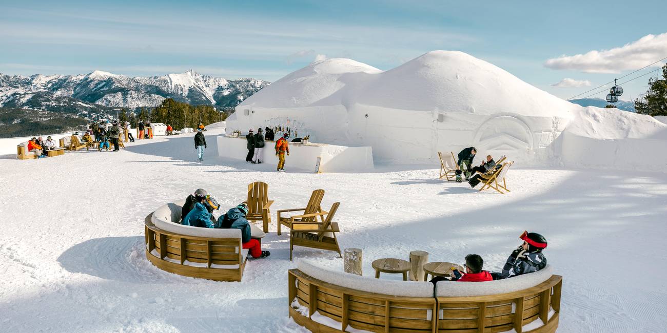 Aerial photo of the Iglu
