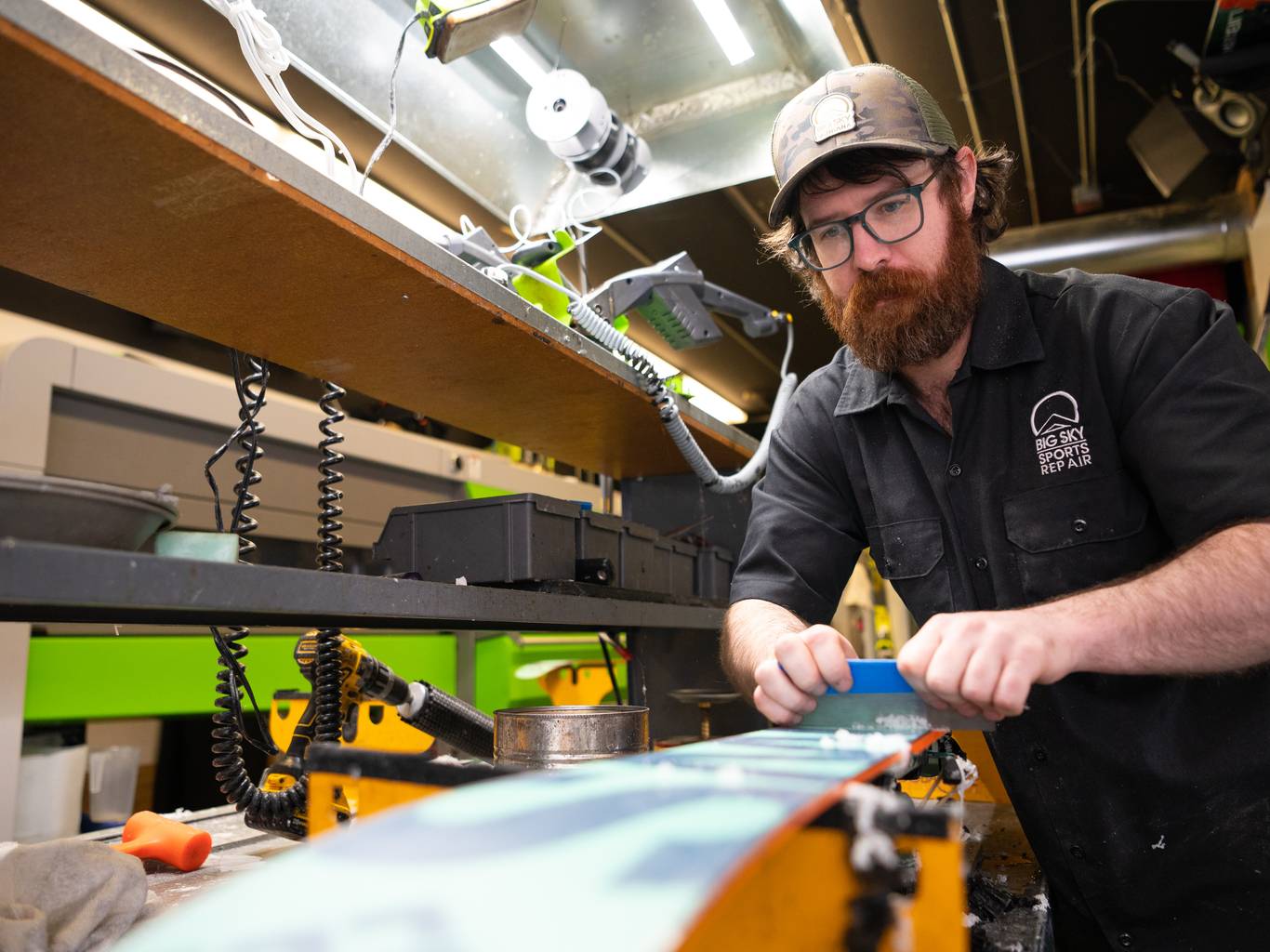 Big Sky Sports ski and snowboard repair and tuning shop