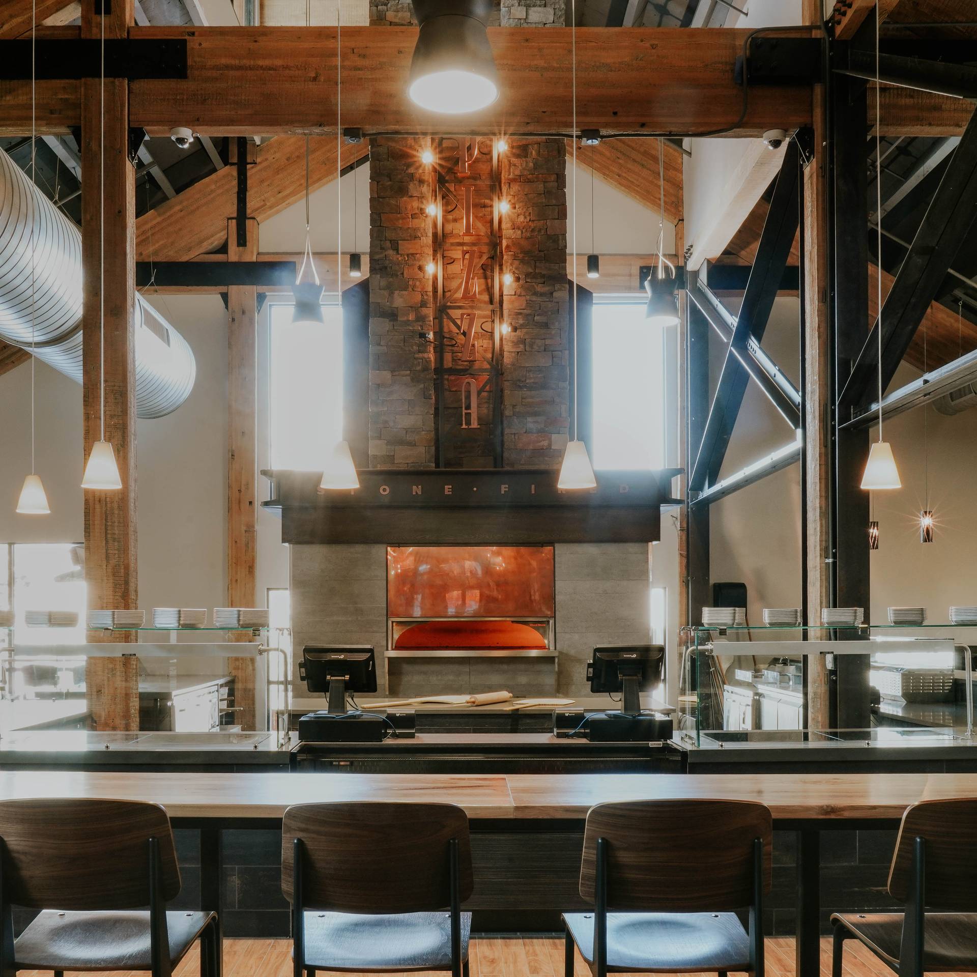 Stone Fired Pizza in Vista Hall