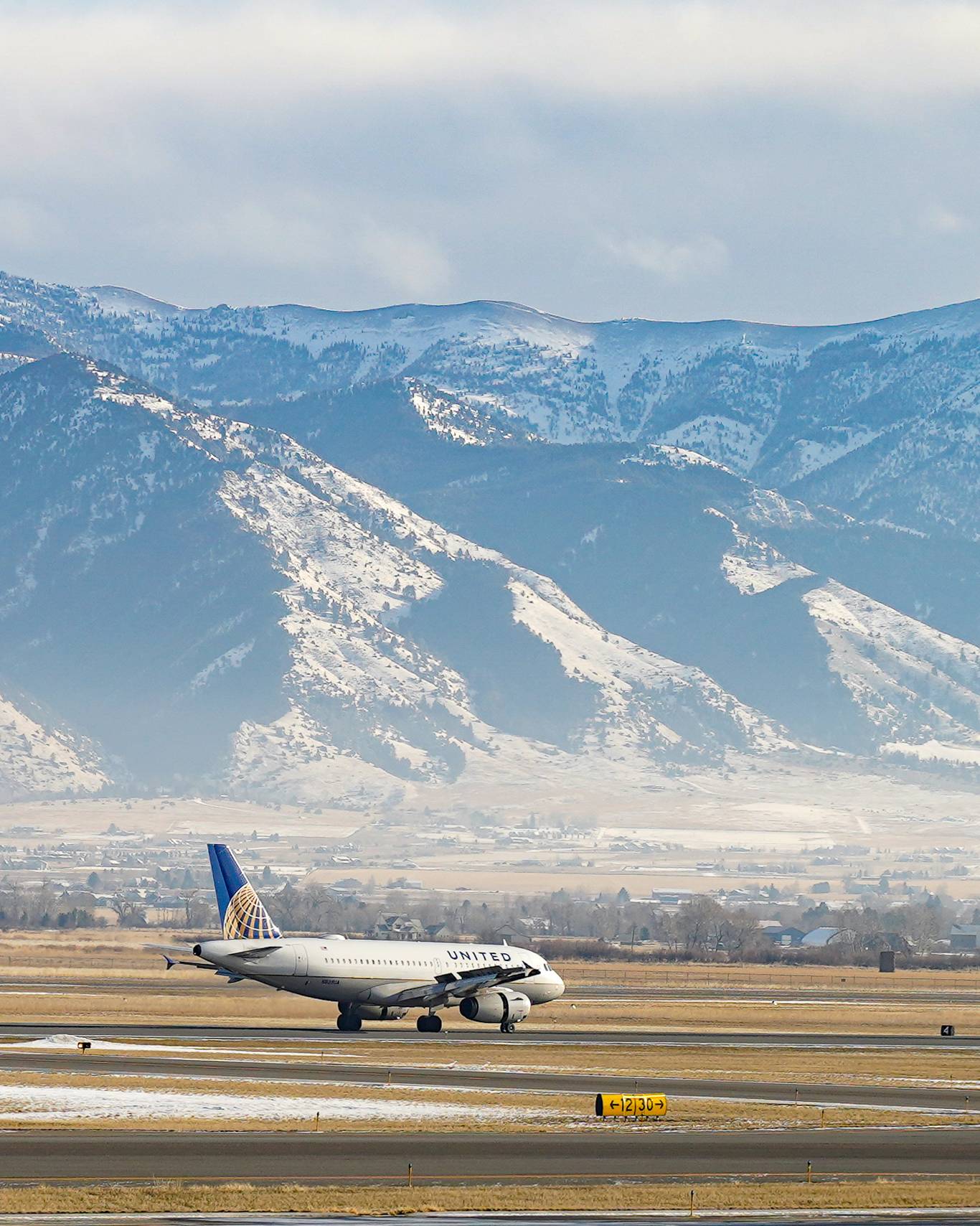 Airplane at Bozeman International Airport