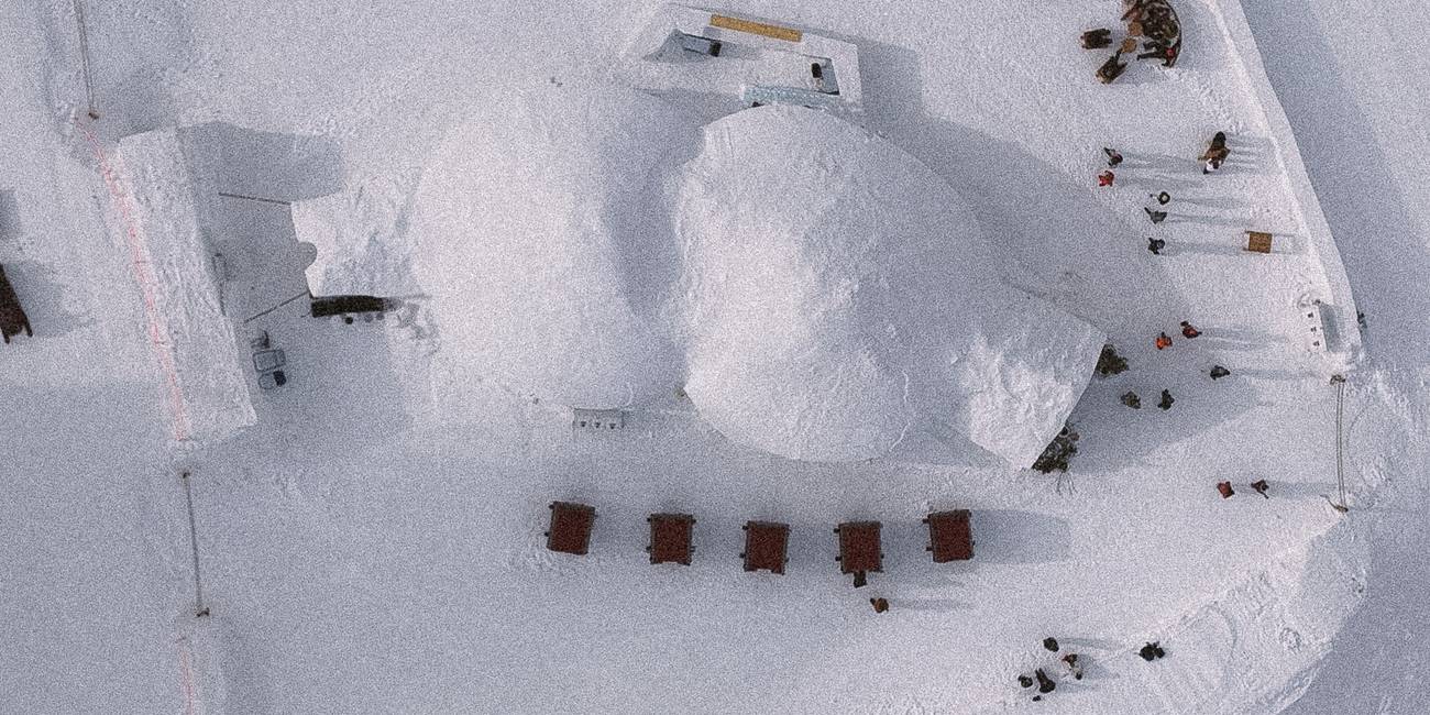 Aerial photo of the Iglu