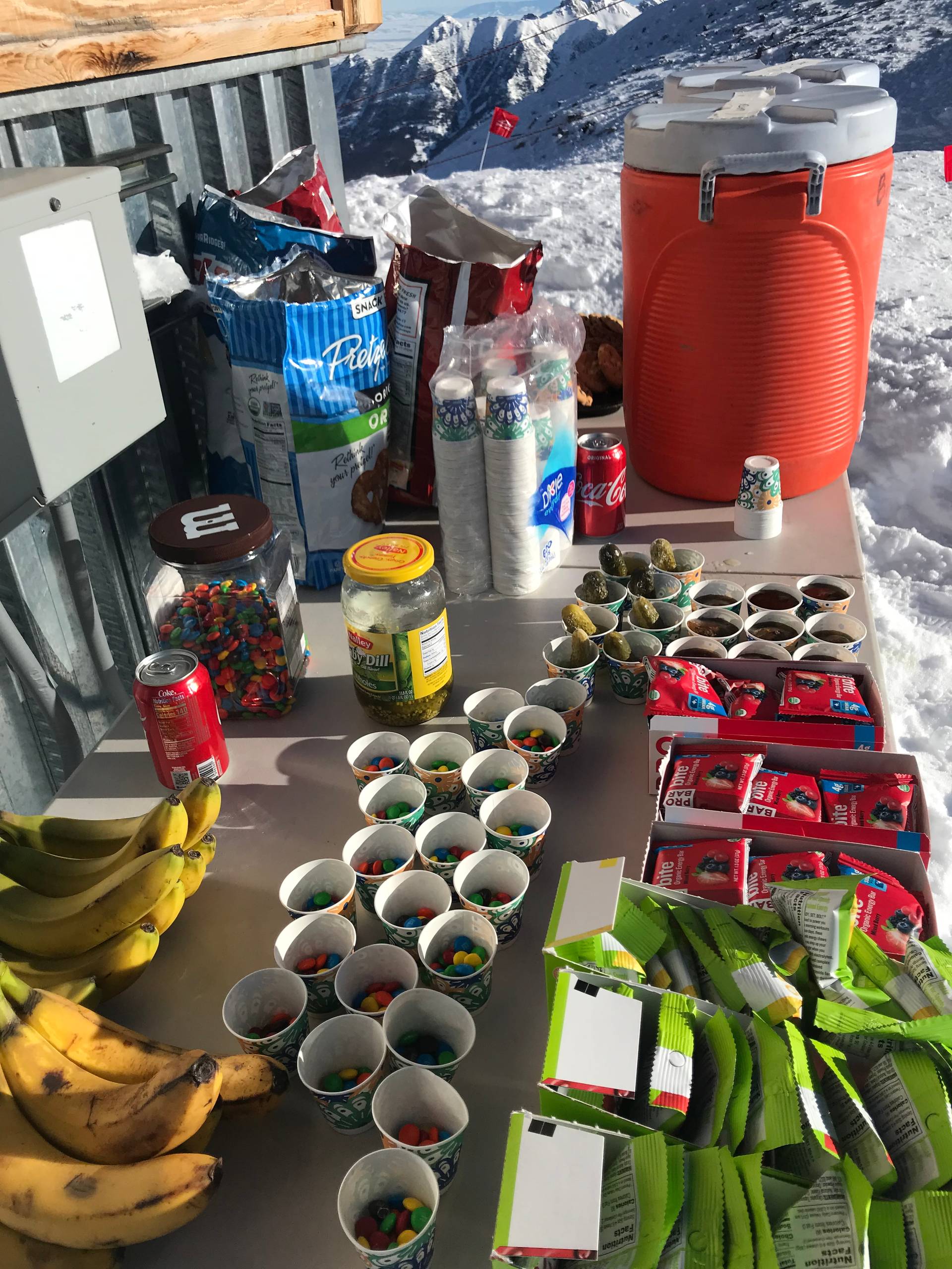 Shedhorn Skimo Aid Station