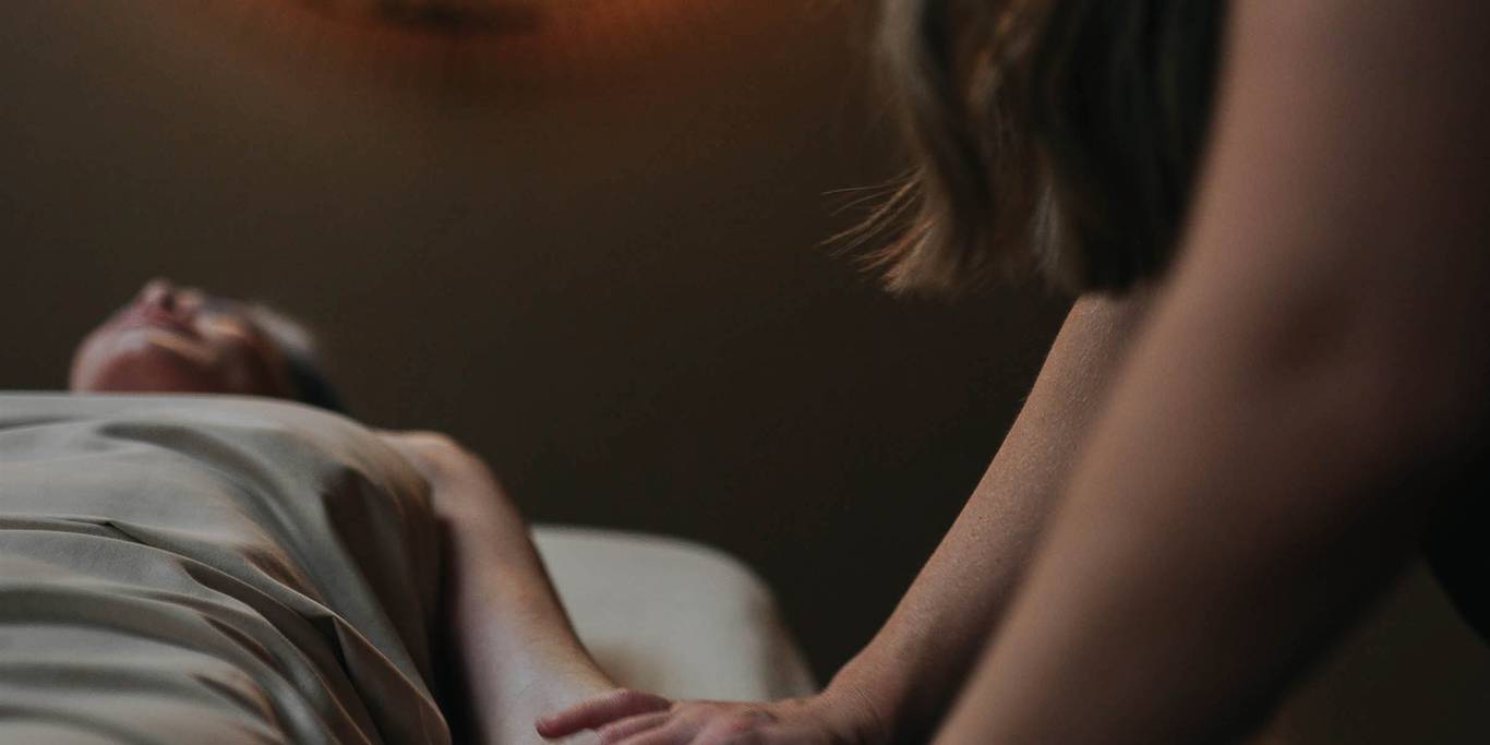 Woman relaxing at the Solace Spa at Big Sky Resort, Montana