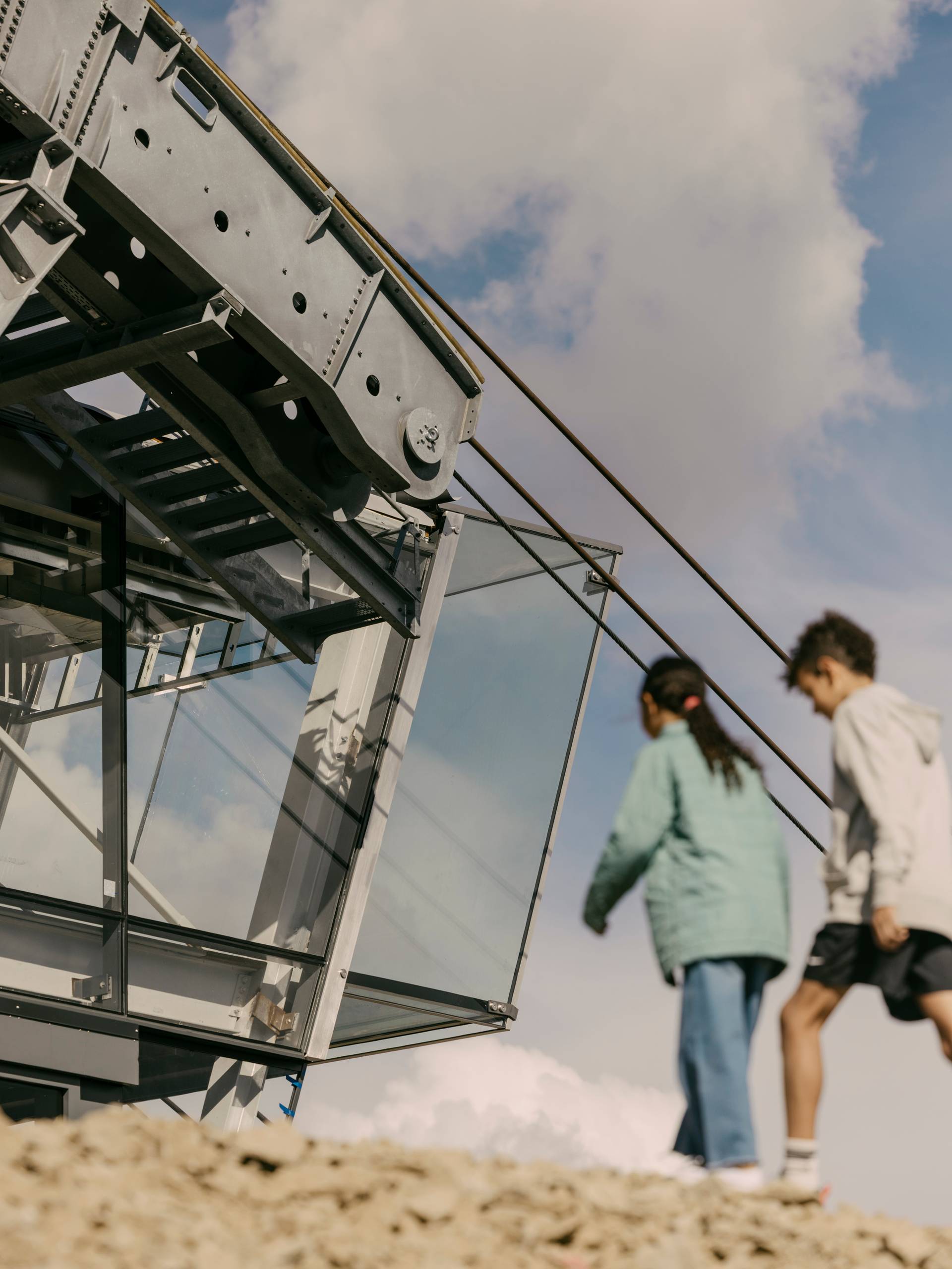 Family at Kircliff in summer