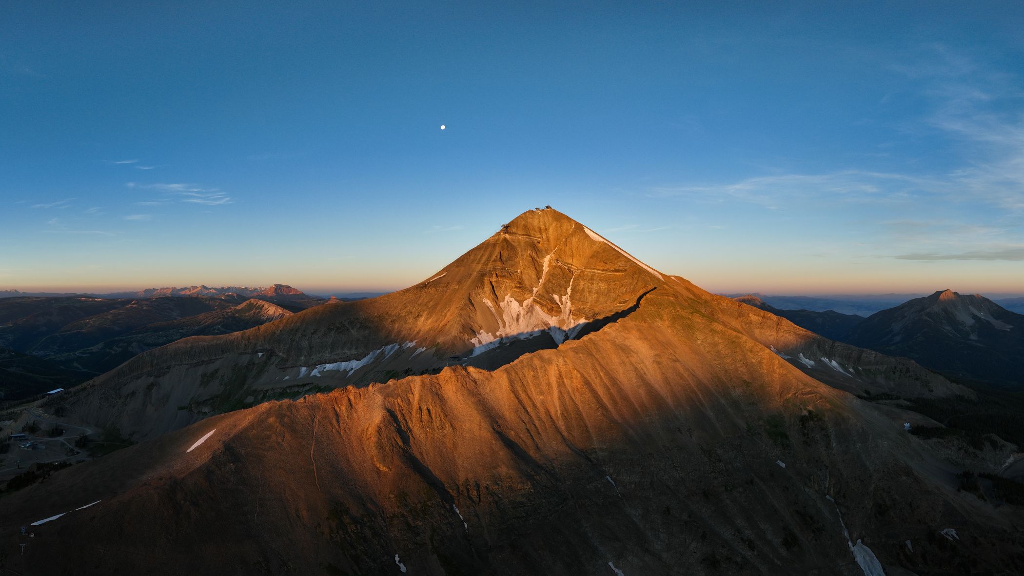Lone Peak at sunrise