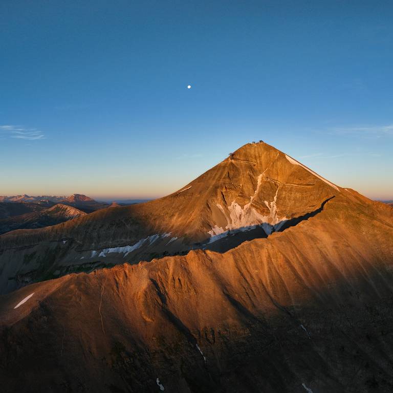 Lone Peak at sunrise