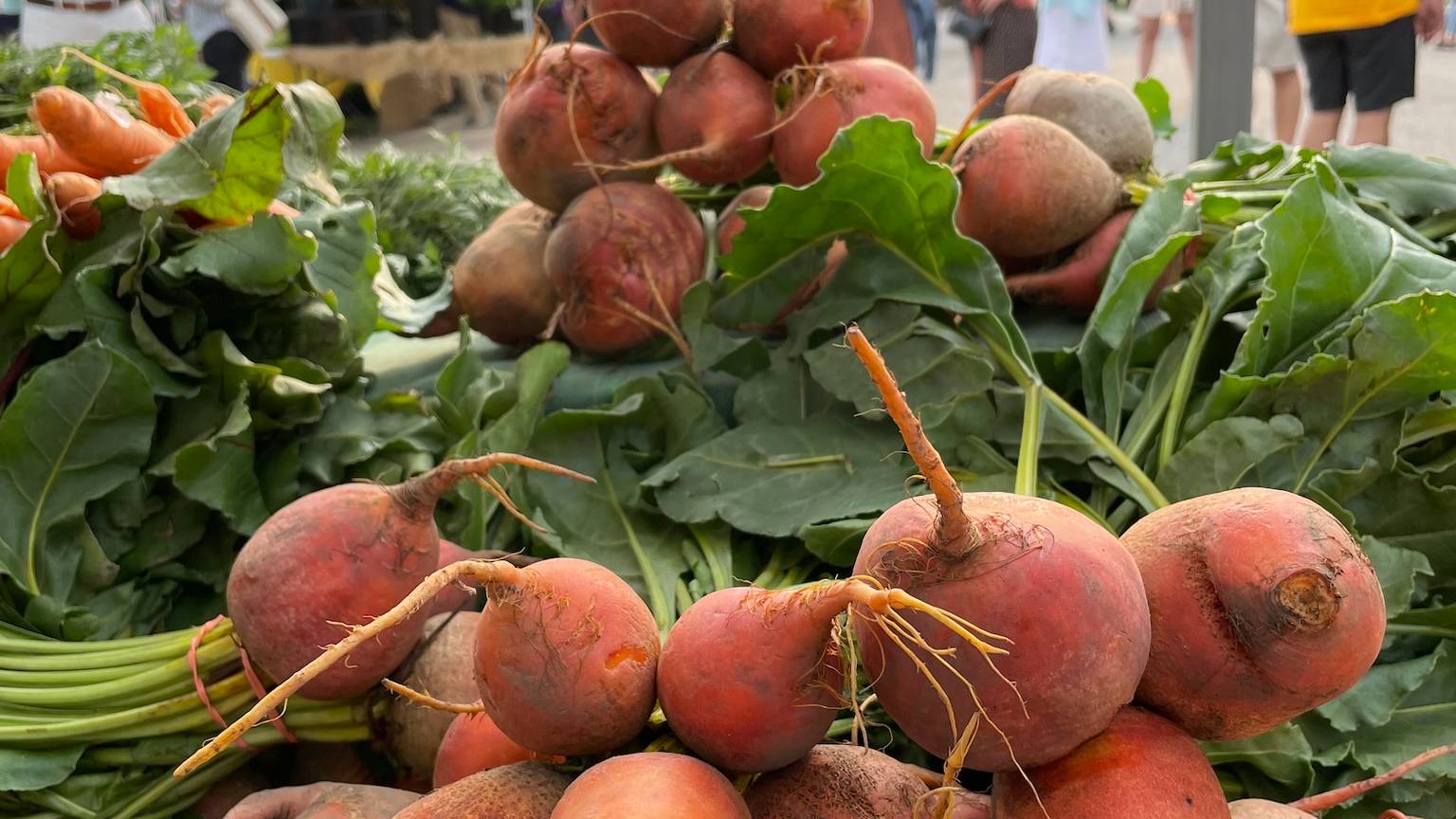 Vegetables at the Big Sky Farmers Market
