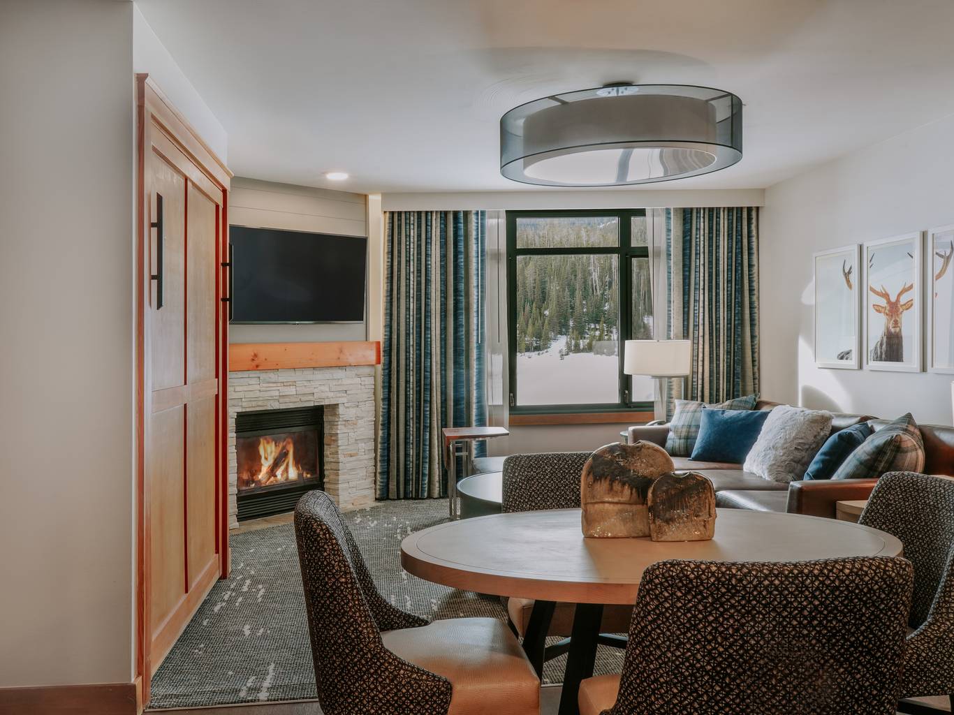 Summit Hotel Studio hotel room at Big Sky Resort, Montana