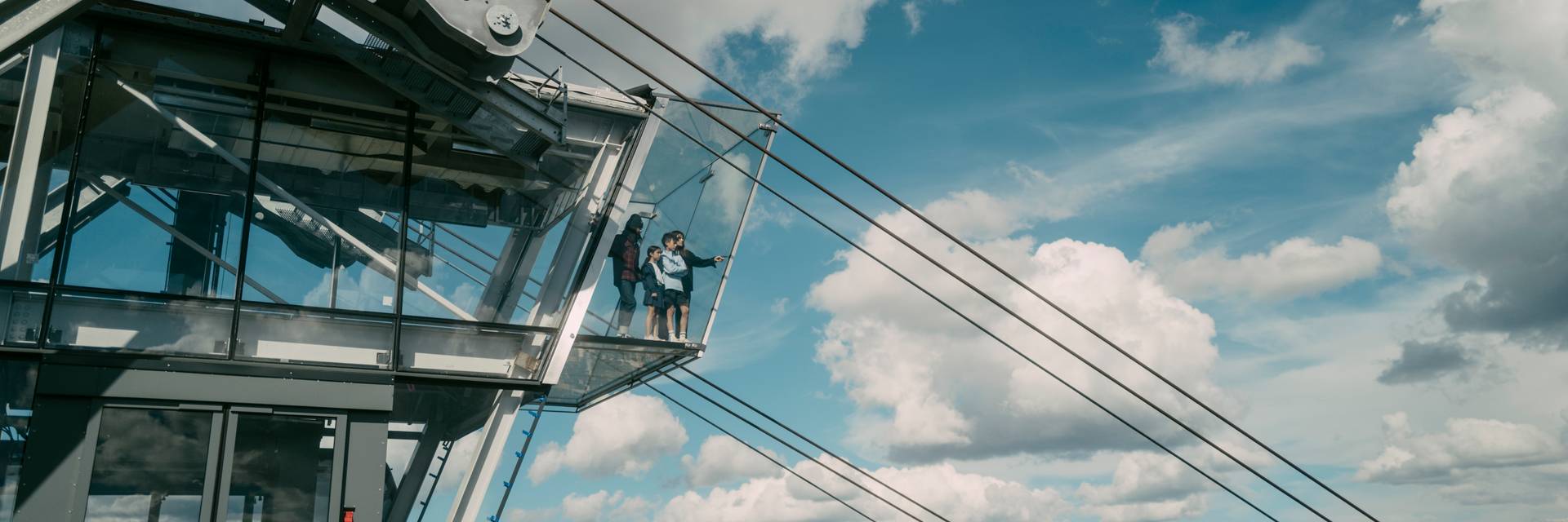 Family at Kircliff in summer