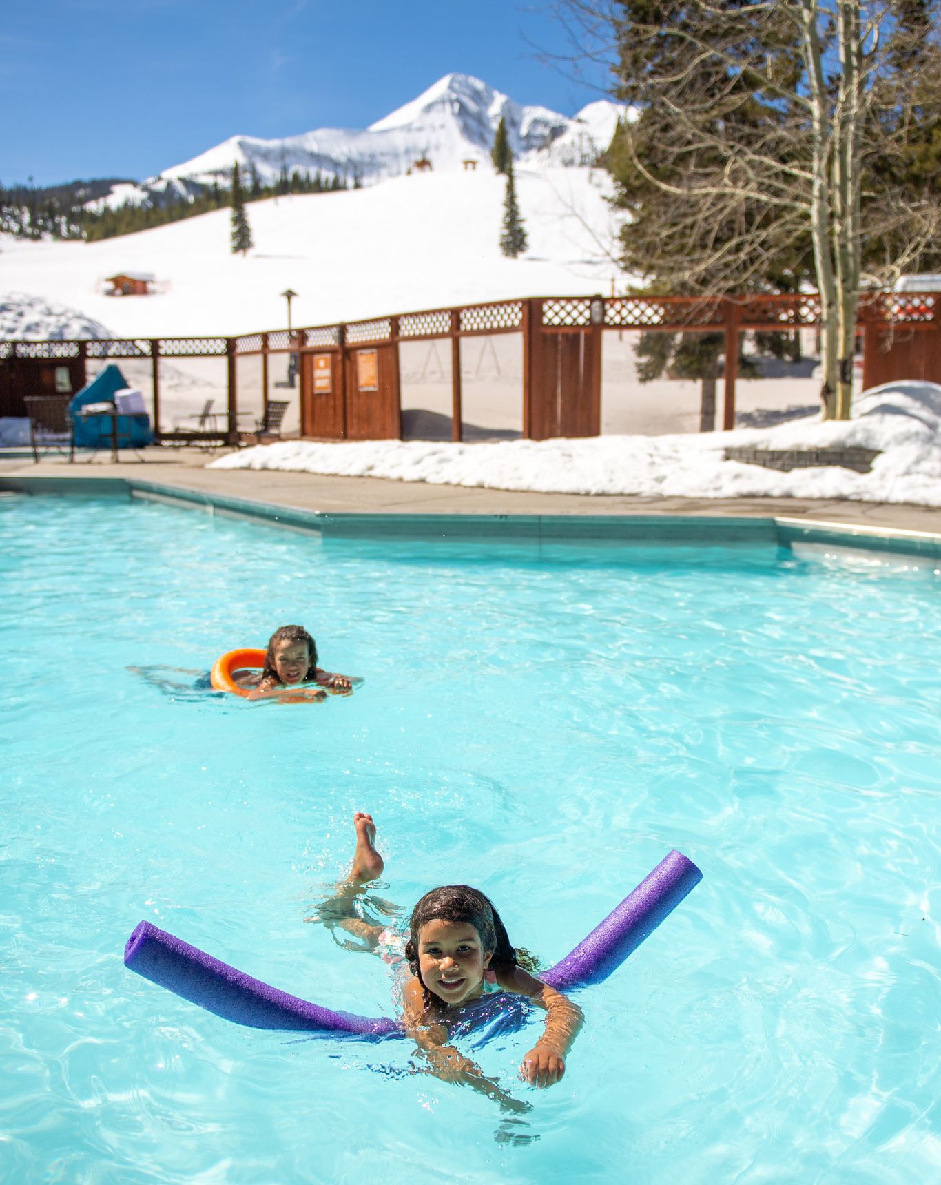 Pool at the Huntley Lodge