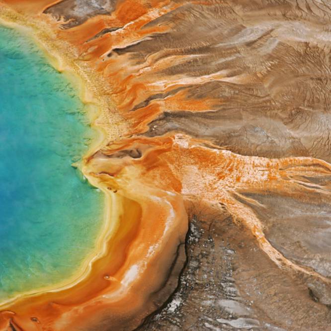 Grand Prismatic Spring at Yellowstone National Park