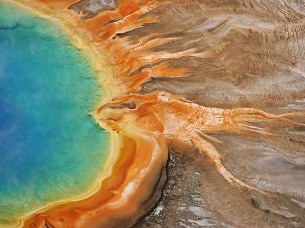 Grand Prismatic Spring at Yellowstone National Park