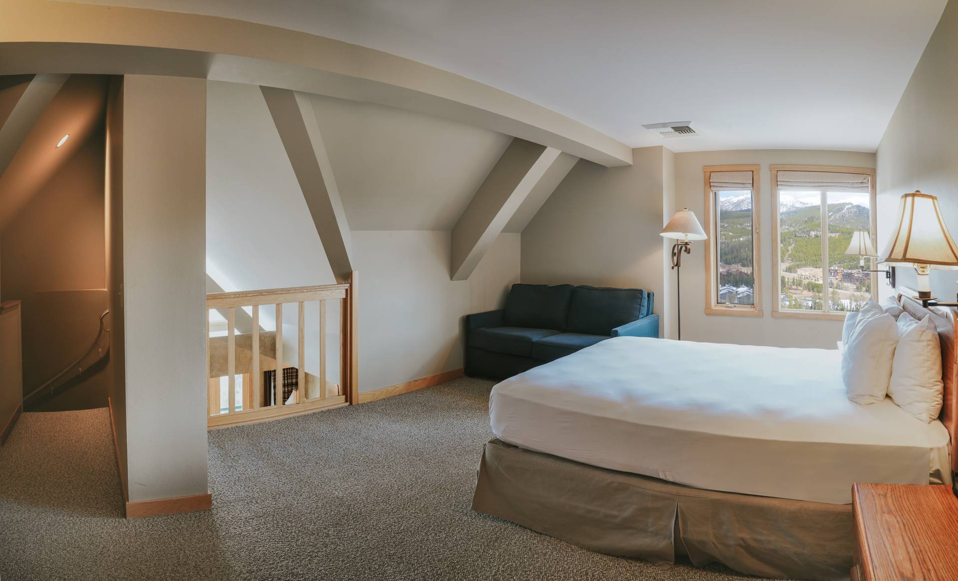 Shoshone Condominium Hotel room one bedroom plus loft bedroom