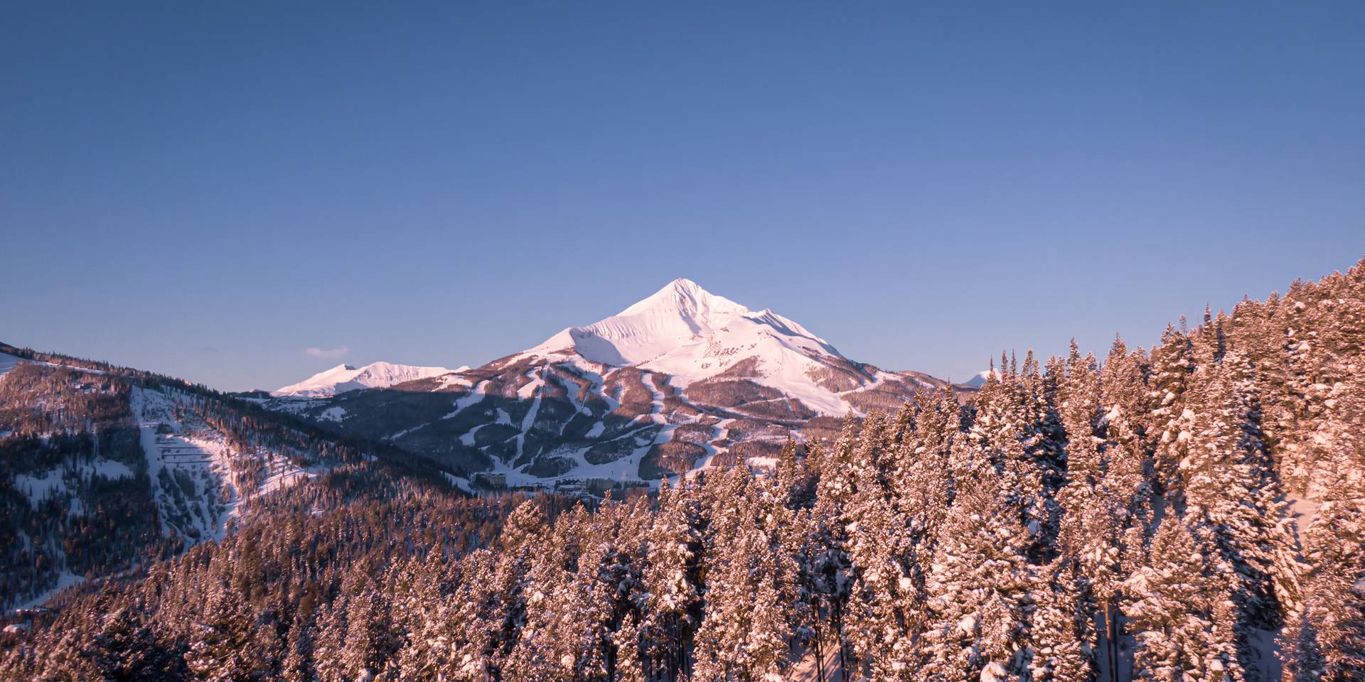Lone Peak in winter