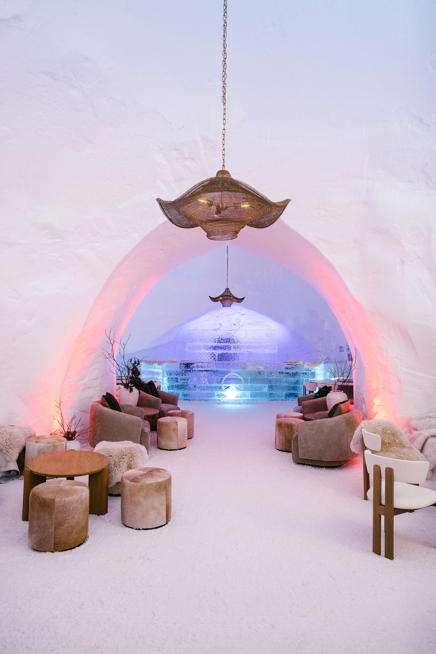 Iglu interior furniture