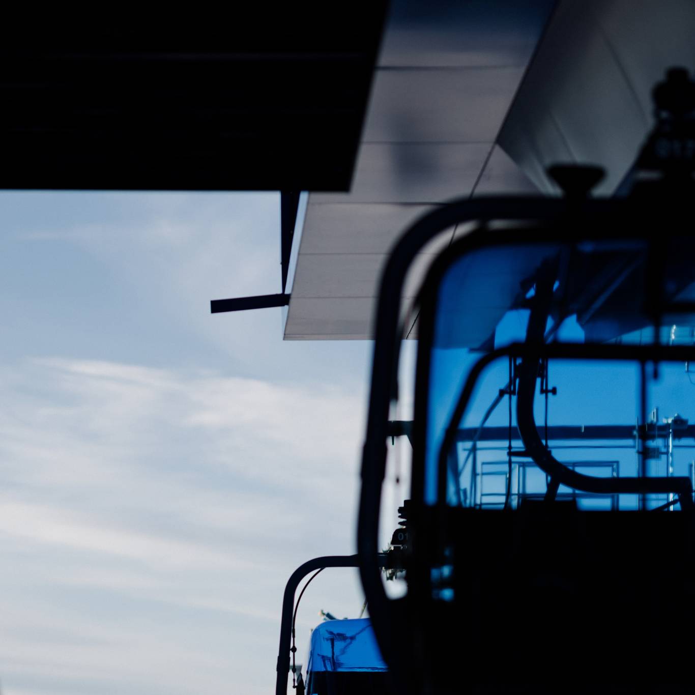 Chairs in a lift terminal