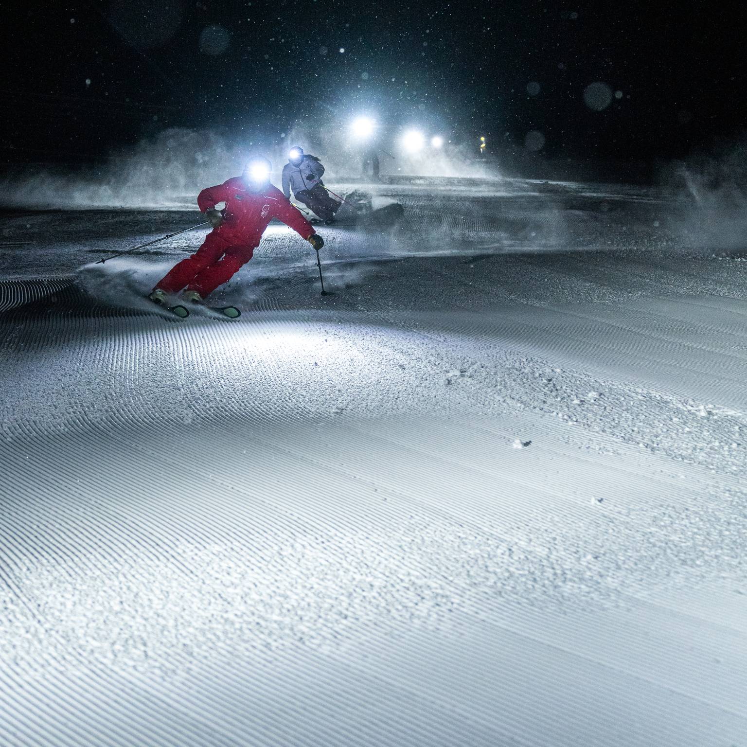 Headlamp NIght Skiing