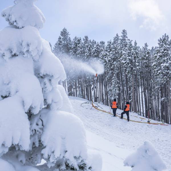 Snowmaking at Big Sky Resort