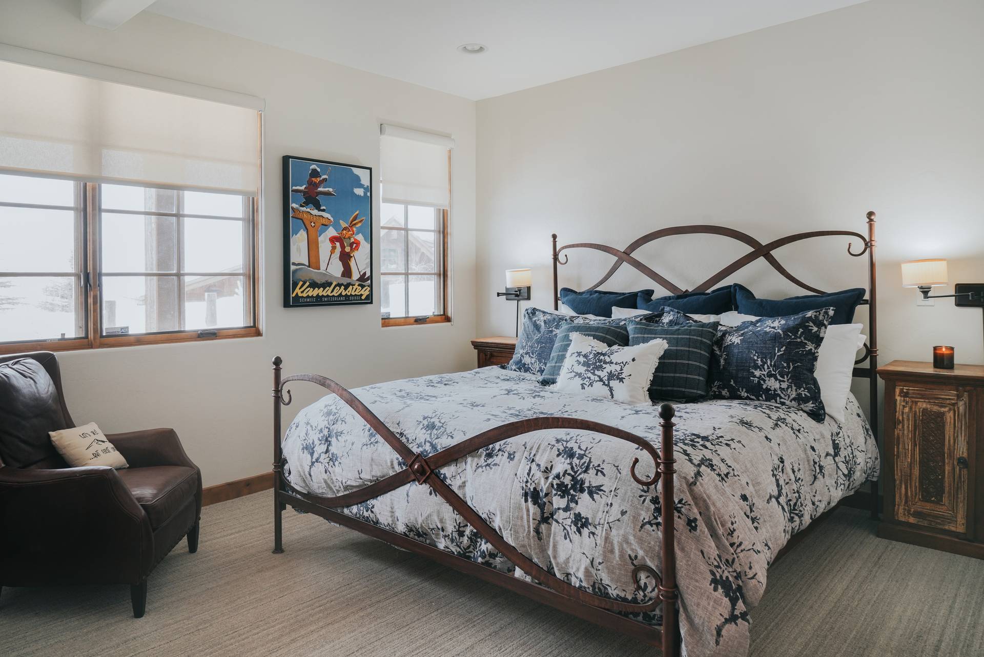 Alpine Meadows Chalet 8 vacation home second bedroom