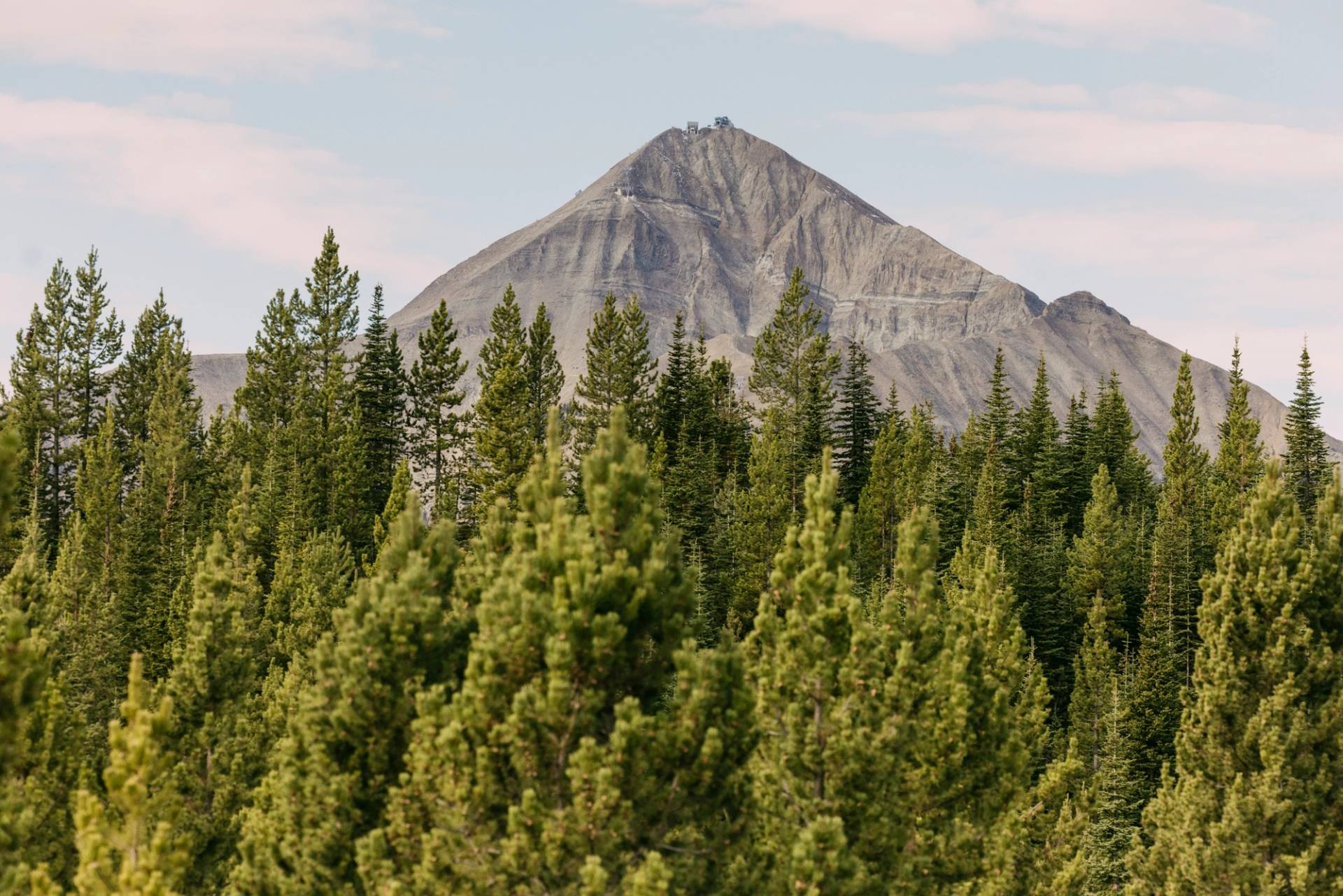 Lone Peak in summer