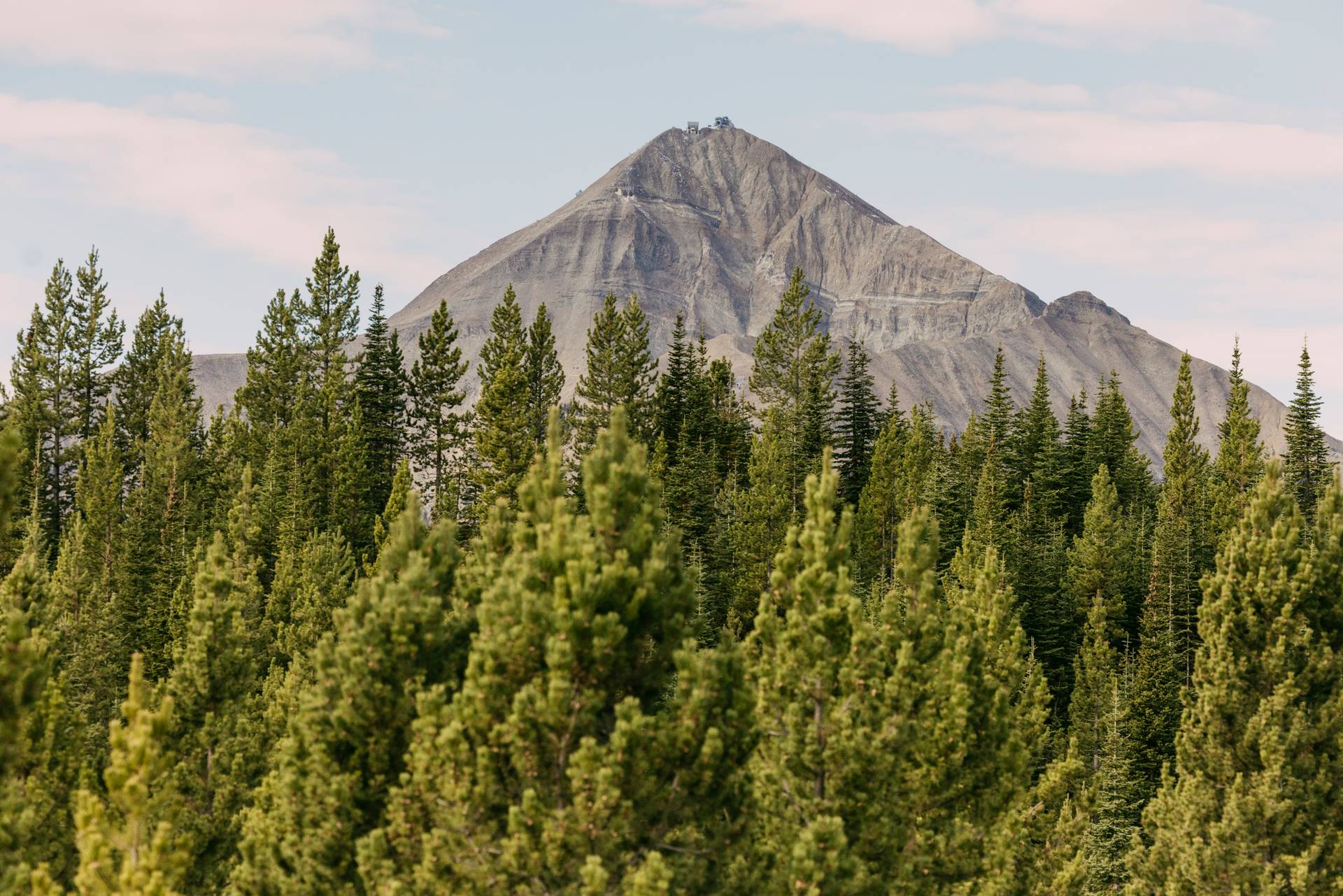 Lone Peak in summer
