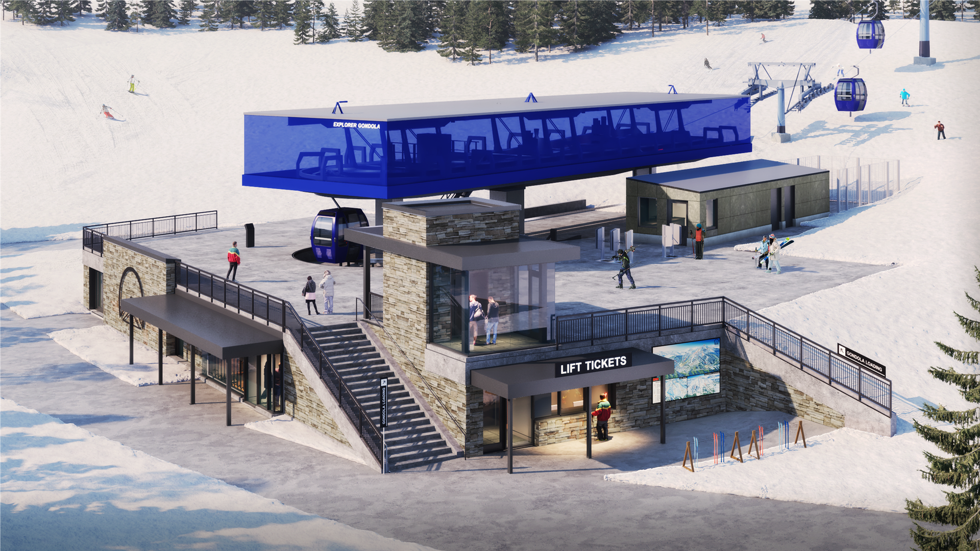 Explorer Gondola rendering