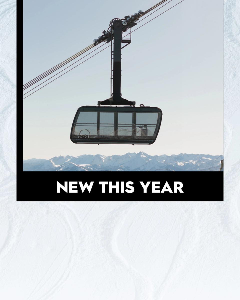 Tram image with text "new this year"