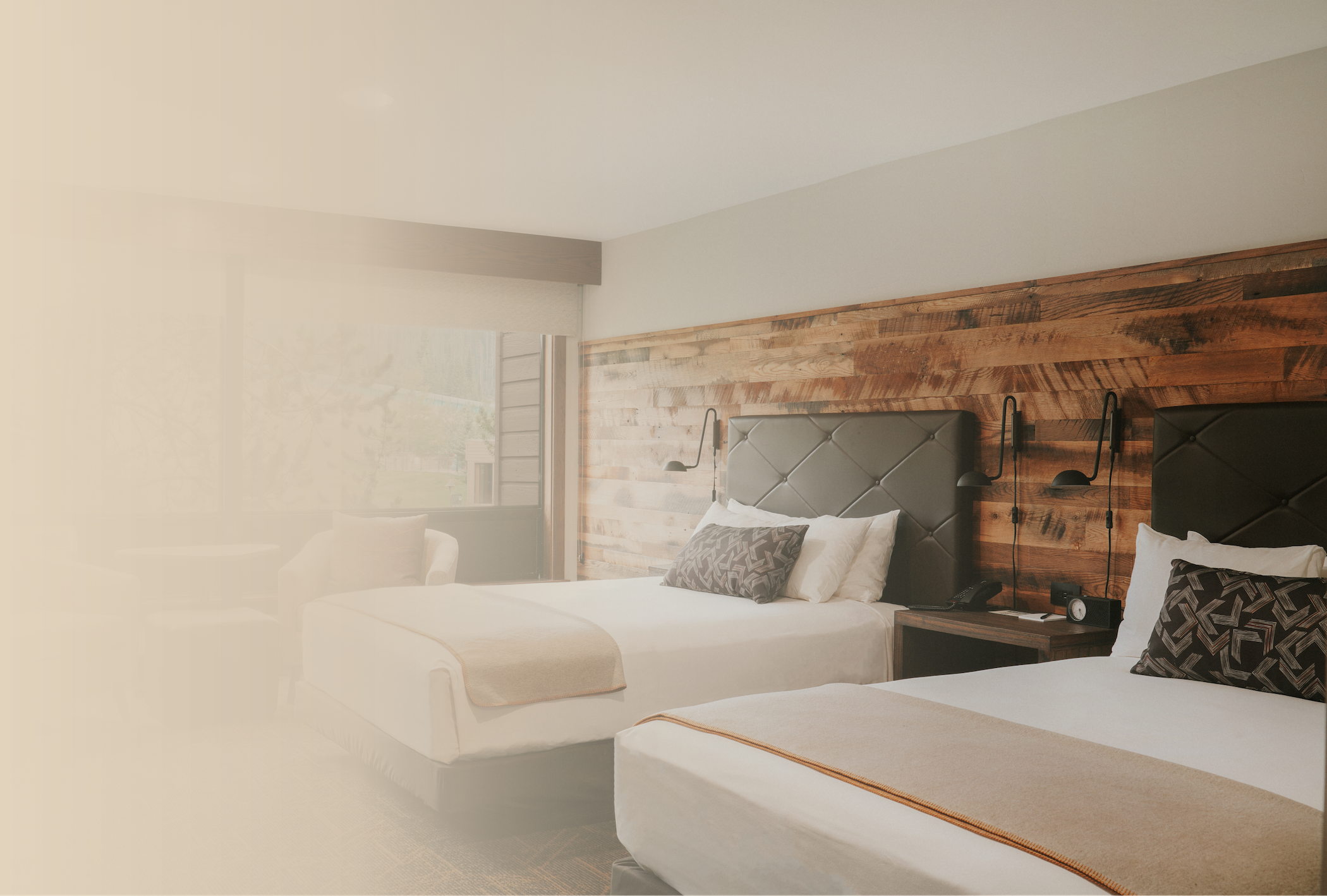 Huntley Lodge hotel room