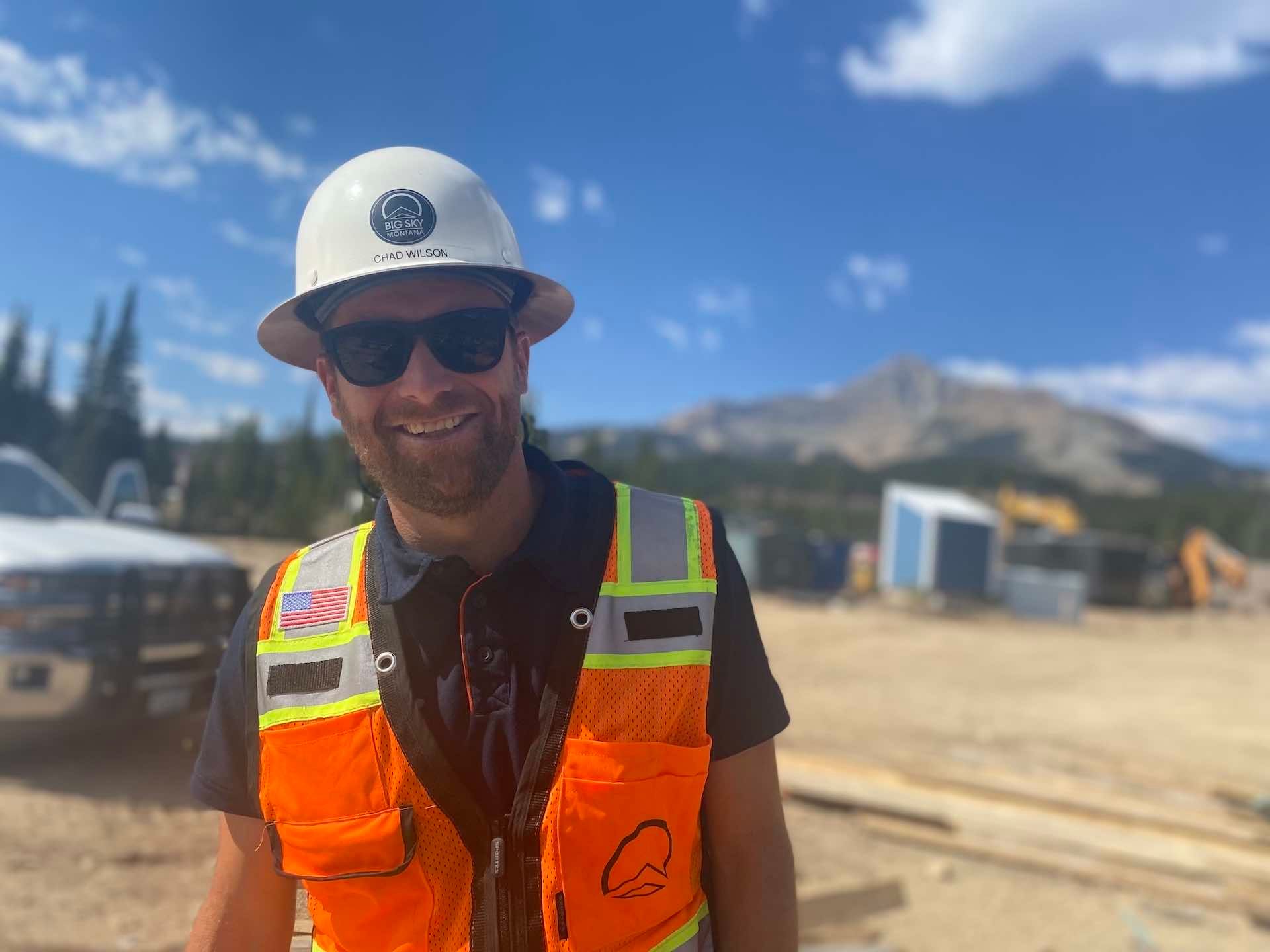 Chad smiles with Lone Peak in the background