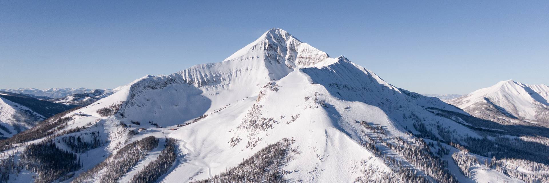 Lone Peak in winter