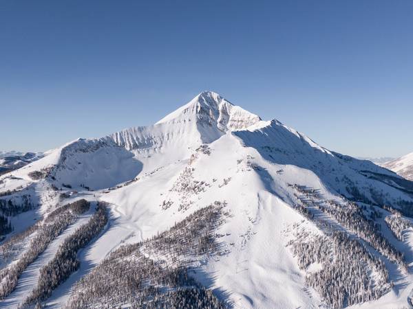 Lone Peak in winter