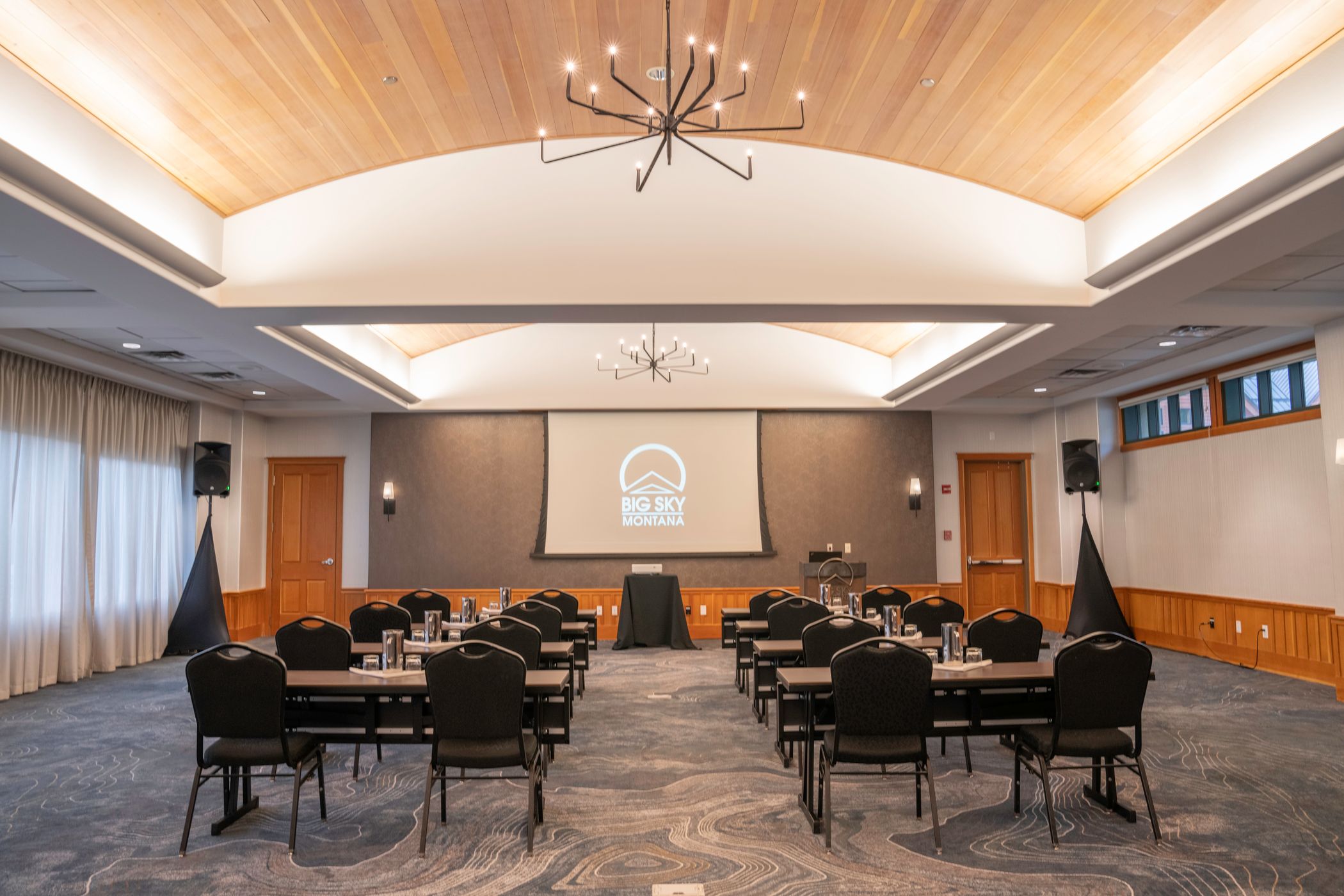 Conference space at Big Sky Resort