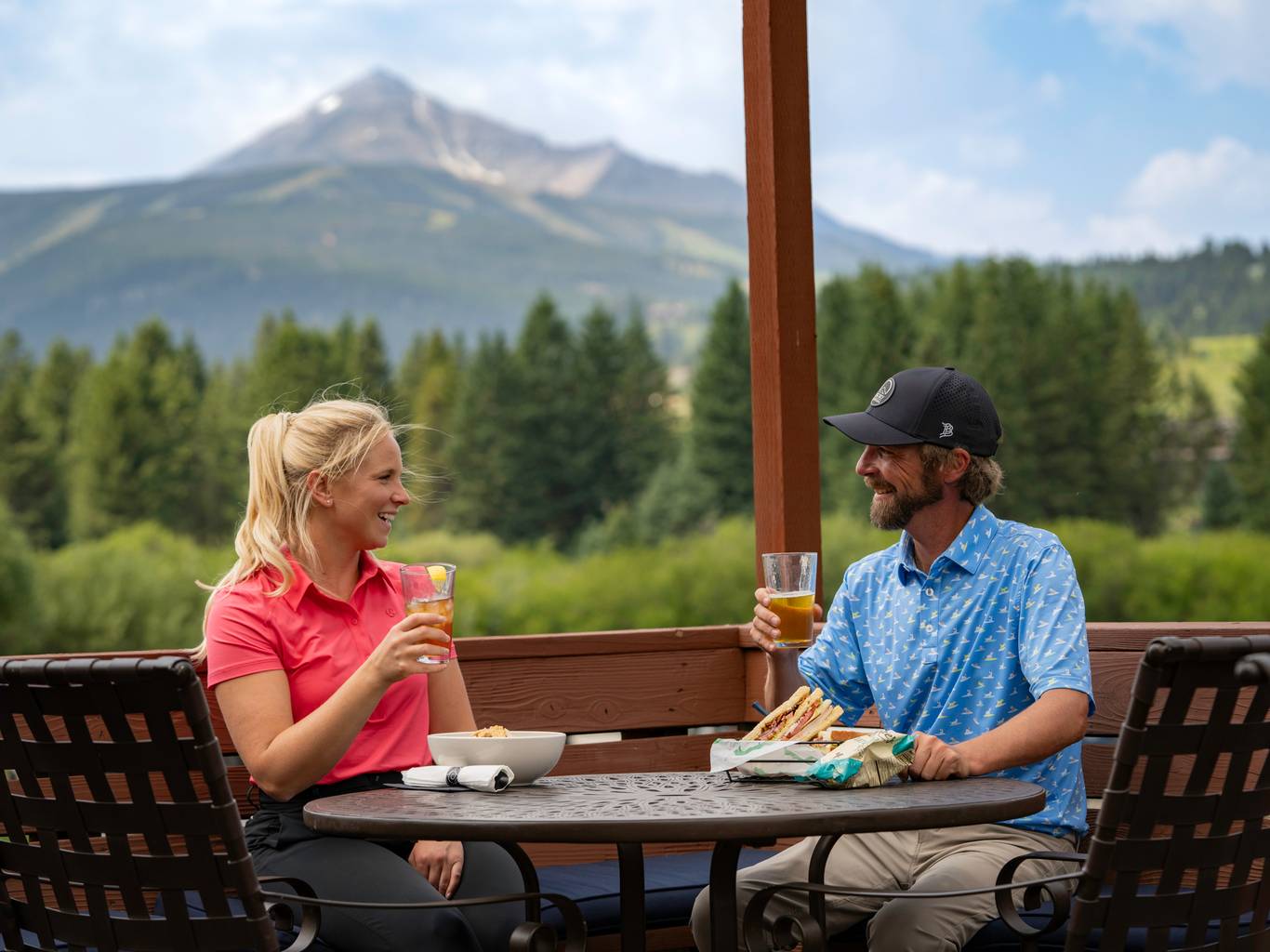 Couple at the Bunker Deck & Grill