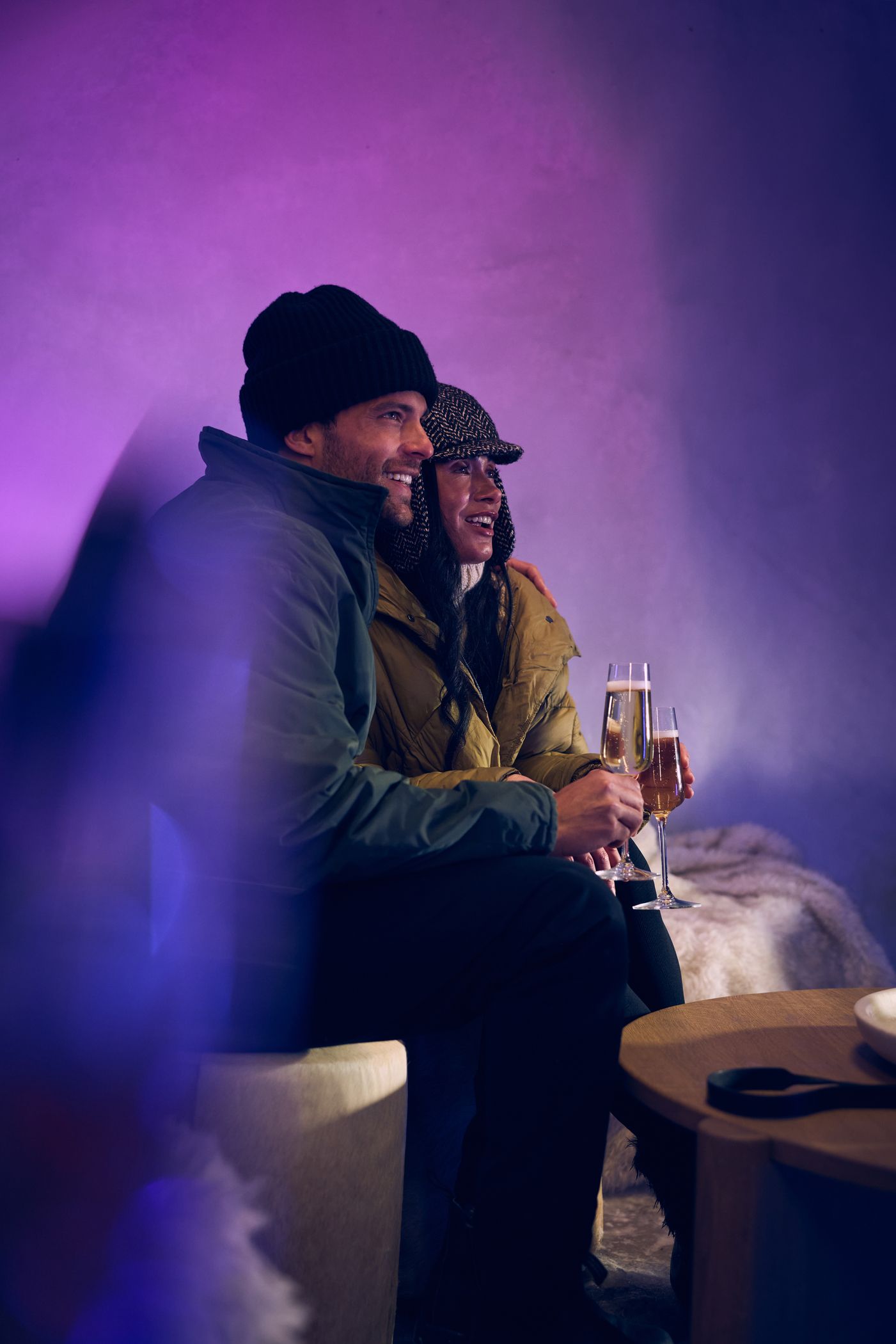 Couple at the Iglu