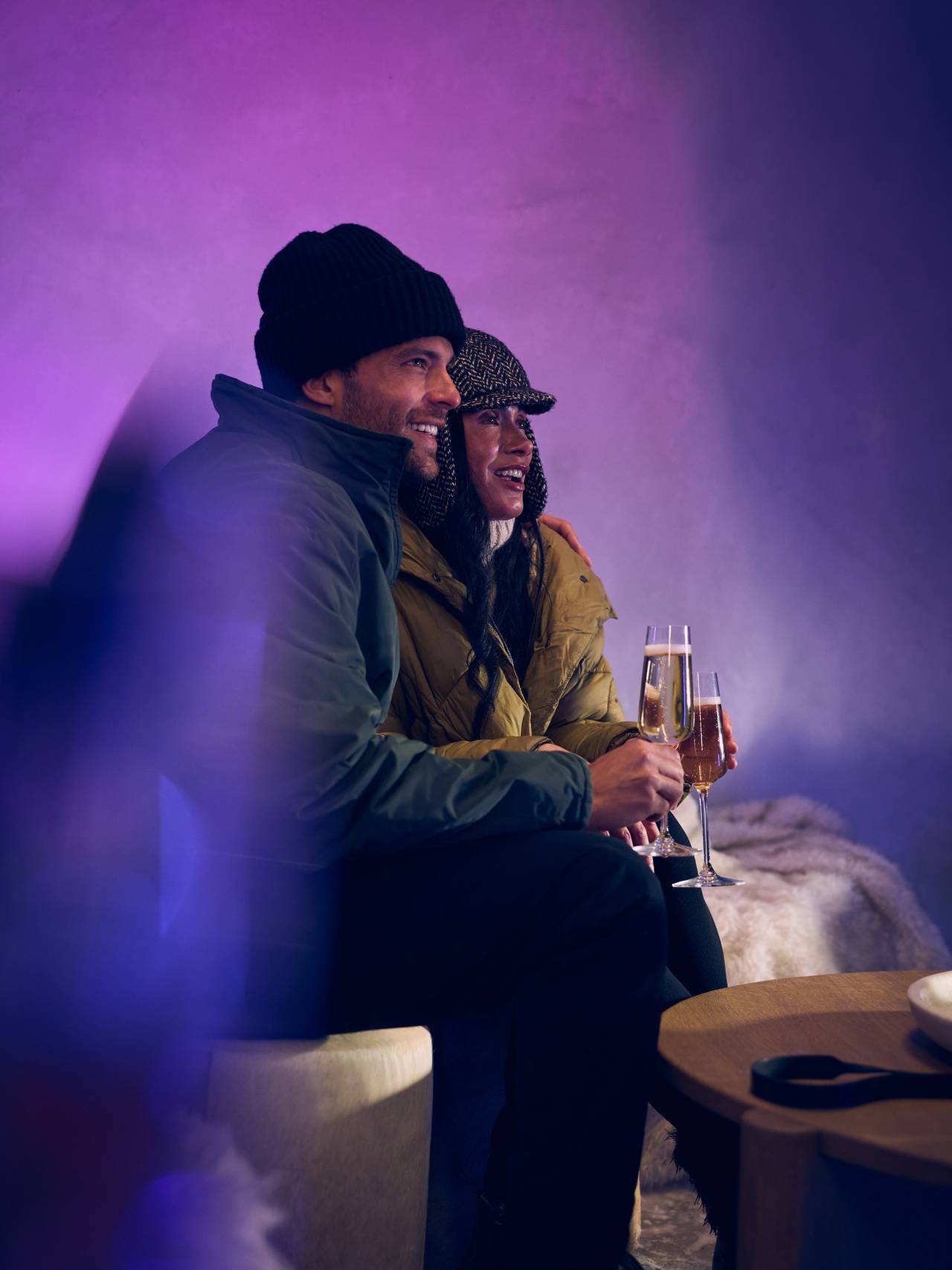 Couple at the Iglu