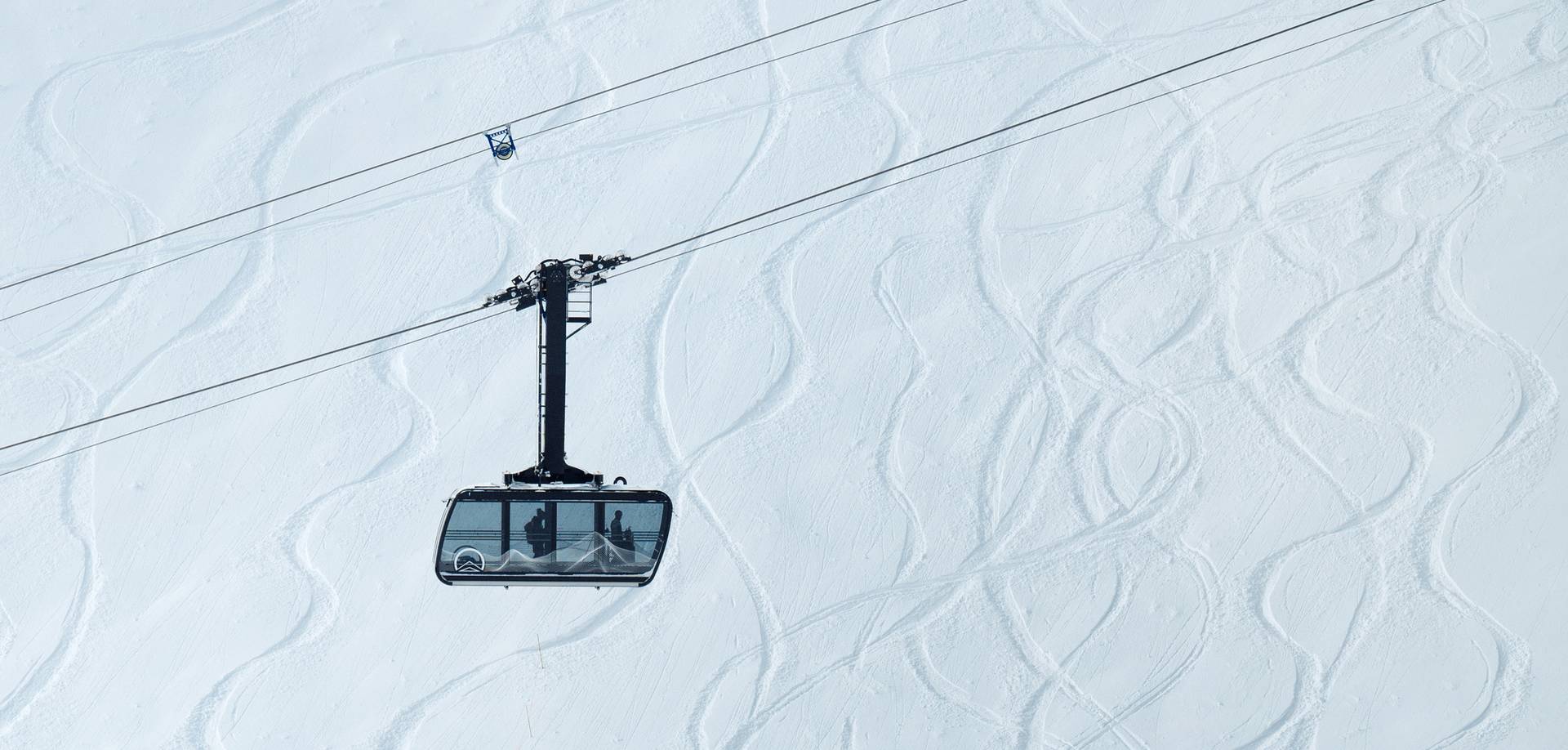 Lone Peak Tram in winter