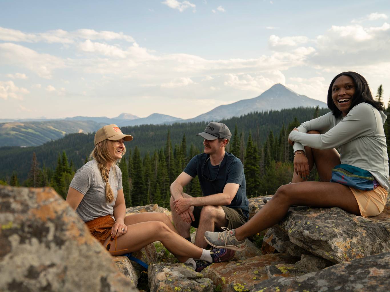 Hikers in Big Sky